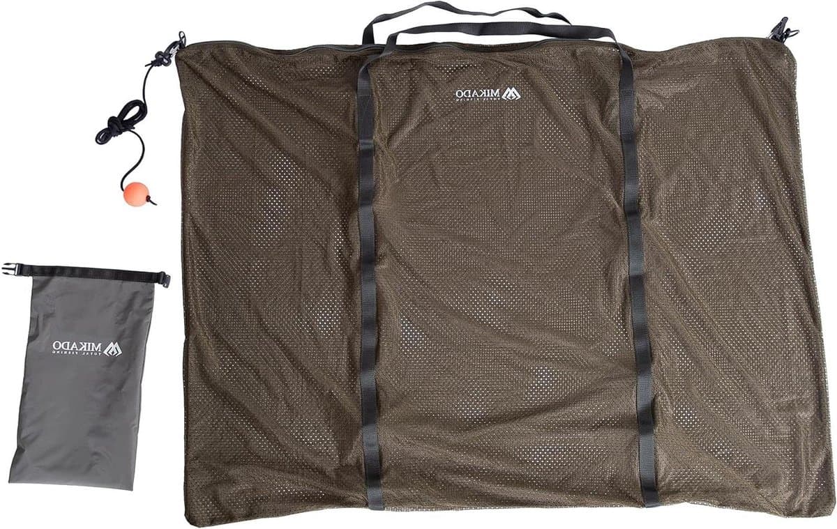 Karperzak - Viszak Opslagzak - Vis Vervoeren - Soft Mesh Stof - 120x90cm - Olijfgroen — afbeelding 1