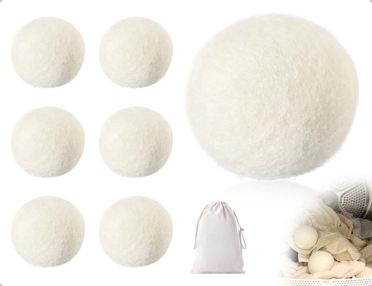 Dailygoods - Set van 6 Herbruikbare Drogerballen — afbeelding 1