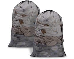 TOVBMUP Laundry bag - Waszakken - waszak Waszak Groot - Waszak Wasmachine - 70*90cm - Zwart