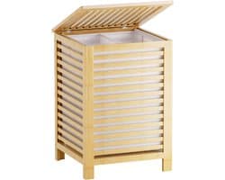 Wasverdeler - Wasmand Voor Badkamer, Slaapkamer En Wasruimte - Naturel — afbeelding 1