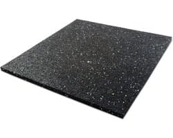Wasmachine Onderlegger - Apparaat Demper - Trillingsdemping - Gerecycled Rubber - 60x60x2cm - Zwart