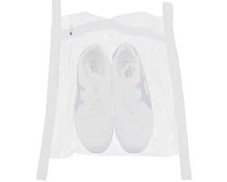 Dailygoods- Schoenwaszak Grote Honingraat - Waszakken voor Schoenen - Waszak voor Sneakers - Wasnet - Rits en Riem - 118 cm Lang