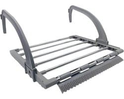Opvouwbaar droogrek met verstelbare clips voor radiator of balkon