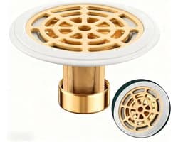Afvoerkern Geurafsluiter - Vloerzeef Douche - Geur Voorkomen - Messing Constructie - 27-55 mm - Koper