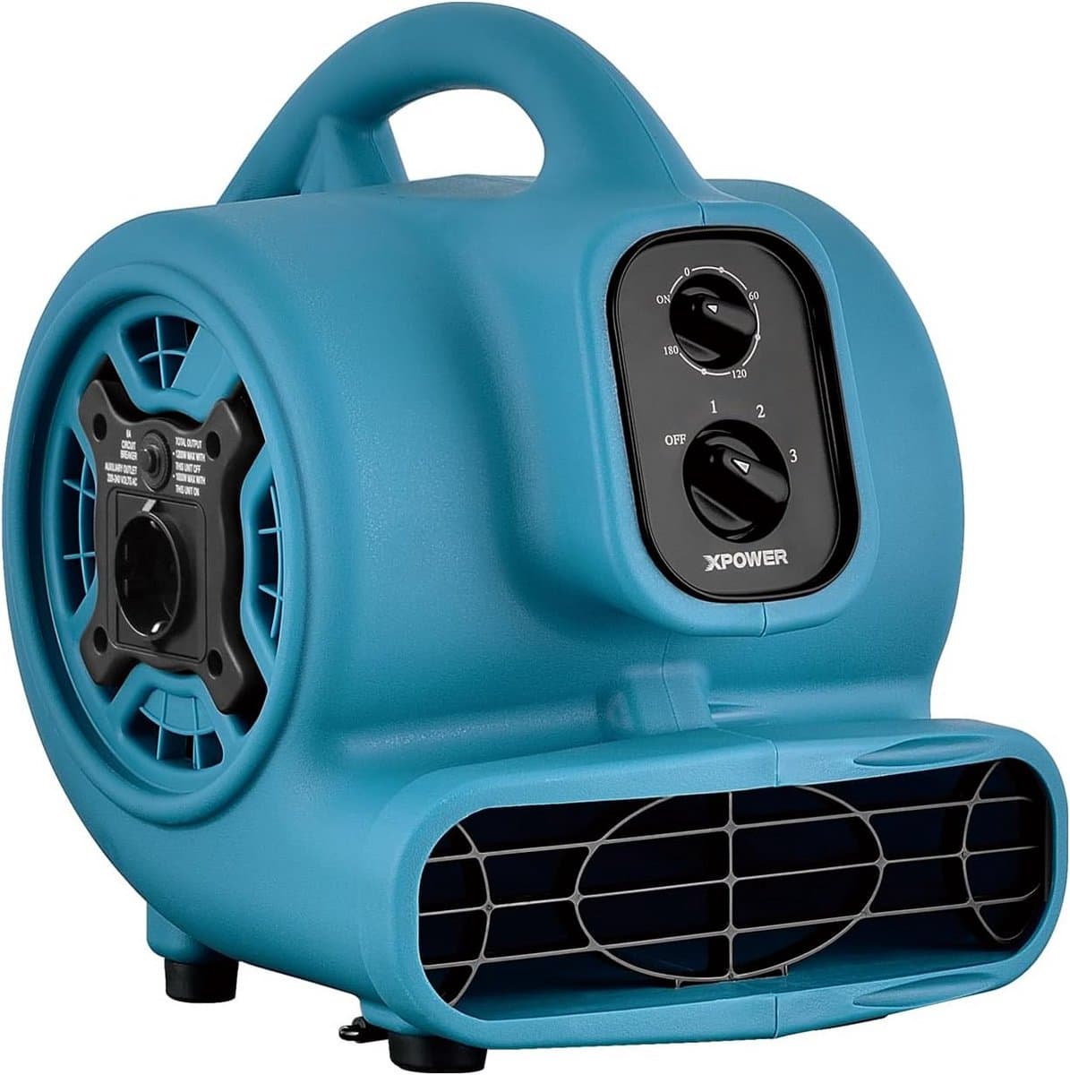 Luchtverplaatser Ventilator - Krachtige Blower - Snelle Droging - Stapelbaar Ontwerp - 700CFM - Blauw — afbeelding 1