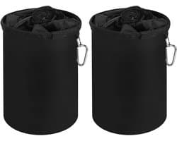 Wasknijperzakken 2 stuks waterdicht met haken 20 x 28 cm voor 150-200 wasknijpers