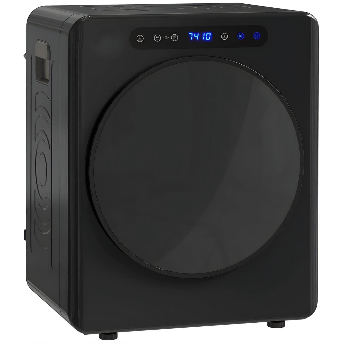 Mini Afzuig Luchtdroger – RVS en ABS Behuizing – 49 x 43 x 61 cm – Compacte Ventilatie / Droog Unit voor Lucht en Omgeving – Zwart — afbeelding 1