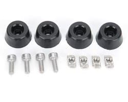 Dailygoods- Rubber Voeten Anti-vibratie - 3D Printer Accessoires - Geschikt voor Prusa i3 MK3/MK3S - Duurzaam - Inclusief M4 Bouten - Eenvoudige Installatie - 3D Printer Onderdelen