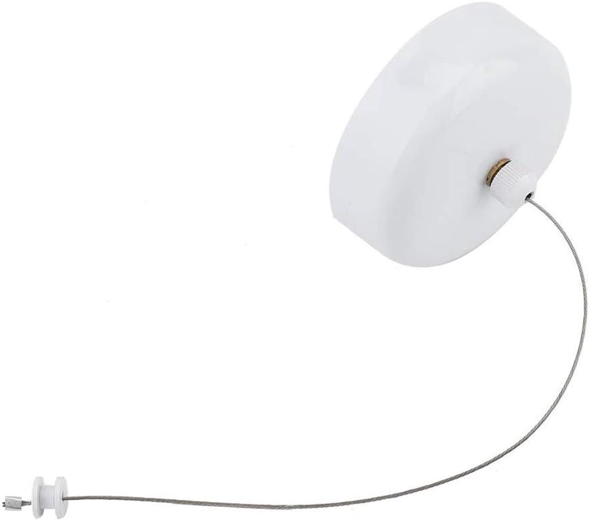 Intrekbare Waslijn - Telescopische Lijn - Kleding Drogen - Ruimtebesparend Ontwerp - 28 m - Wit — afbeelding 1