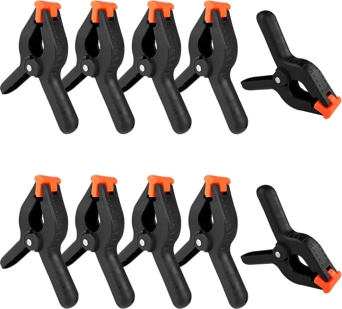 Goodivery ® Set van 10 Sterke Nylon Klemmen voor Diverse Toepassingen in Fotografie en Houtbewerking — afbeelding 1