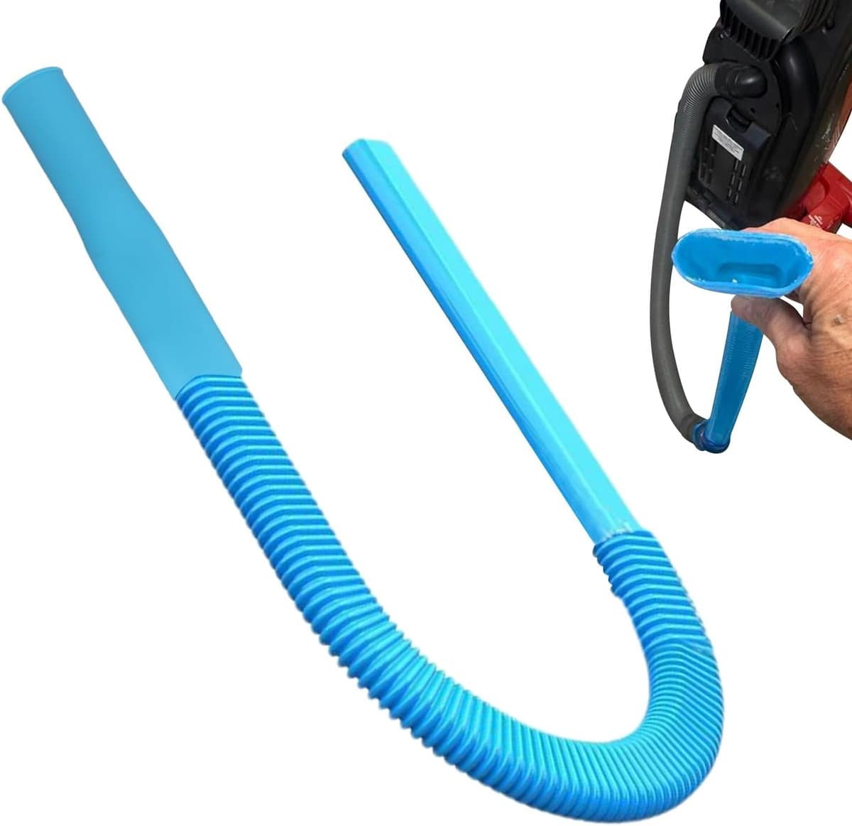 Stofzuigerslang Universeel - 31,5 inch flexibel pluisopvanggereedschap - voor drogers - kunststof koppelingen - voor drogers, droogtrommel, ventilatieslang, compatibel met de meeste stofzuigers - blauw — afbeelding 1