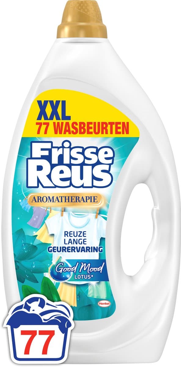 Frisse Reus Gel Lotus - Vloeibaar Wasmiddel - Witte Was - Frisse Geurbeleving - 77 Wasbeurten - Grootverpakking — afbeelding 1