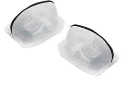 Schoenen Waszak - 2 stuks - Schoenen was tas - Wasnet Voor Schoenen - Schoenen / Sneakers - Herbruikbaar - Netje Anti-Vervorming - Met Rits En Hangende Ring - 42×24cm - White — afbeelding 1