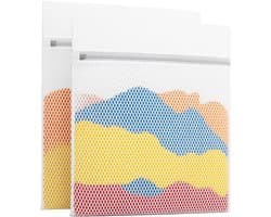 BOTC Waszakken - 60x90cm Waszak Groot - 1 Set van 2 - Bescherm je Wasgoed en Wasmachine - Wit — afbeelding 1