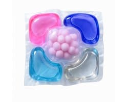 Wasmiddel Waspods 10 stuks Testpakket | Voor alle kleuren was en delicate stoffen | Hypoallergeen, Antibacterieel, Milieuvriendelijker, met Wasverzachter