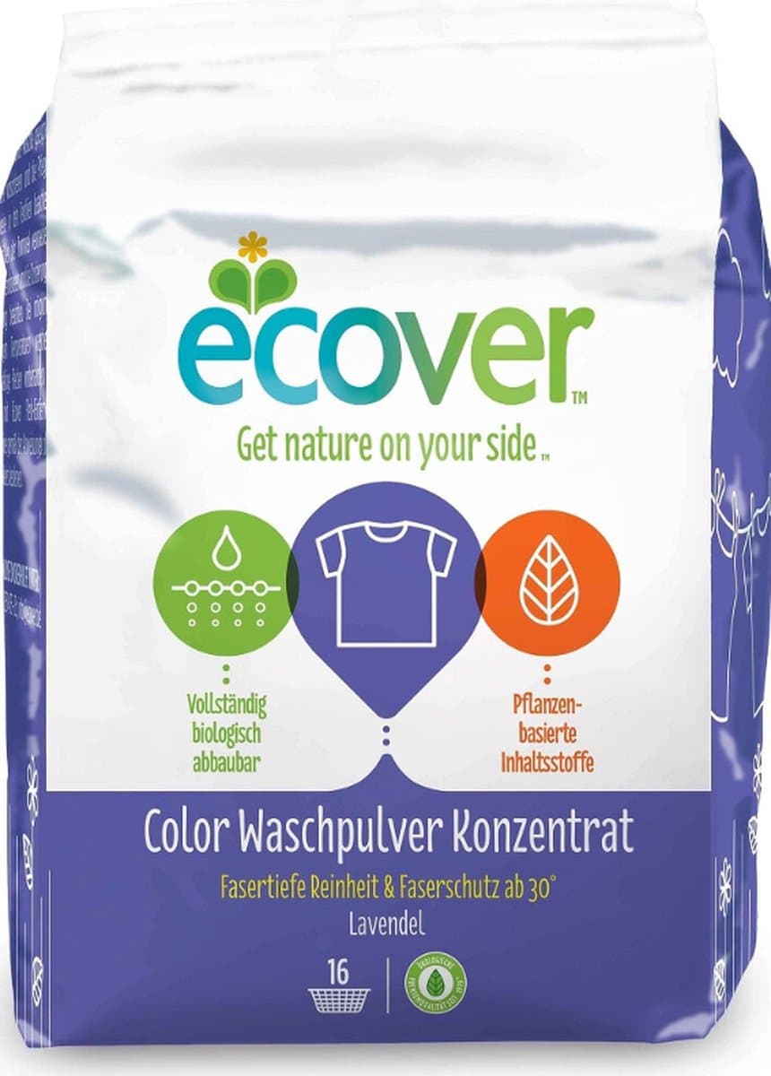 Ecover Waspoeder Concentraat Lavendel 16 Wasbeurten — afbeelding 1