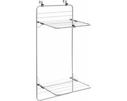 Five Inklapbaar wasgoedrek/droogrek - 10 meter waslijn - Ophangbaar - 51 x 121 cm