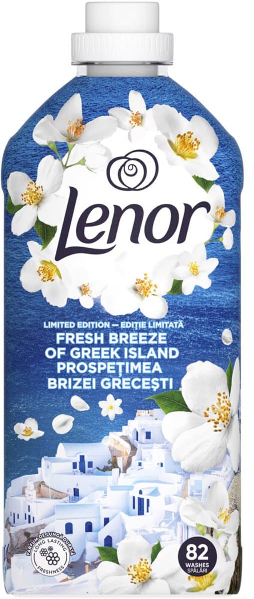 Lenor - Wasverzachter Fresh Breeze of Greek Island 82 Wasbeurten - 6 x 1722 ml - Voordeelverpakking — afbeelding 1