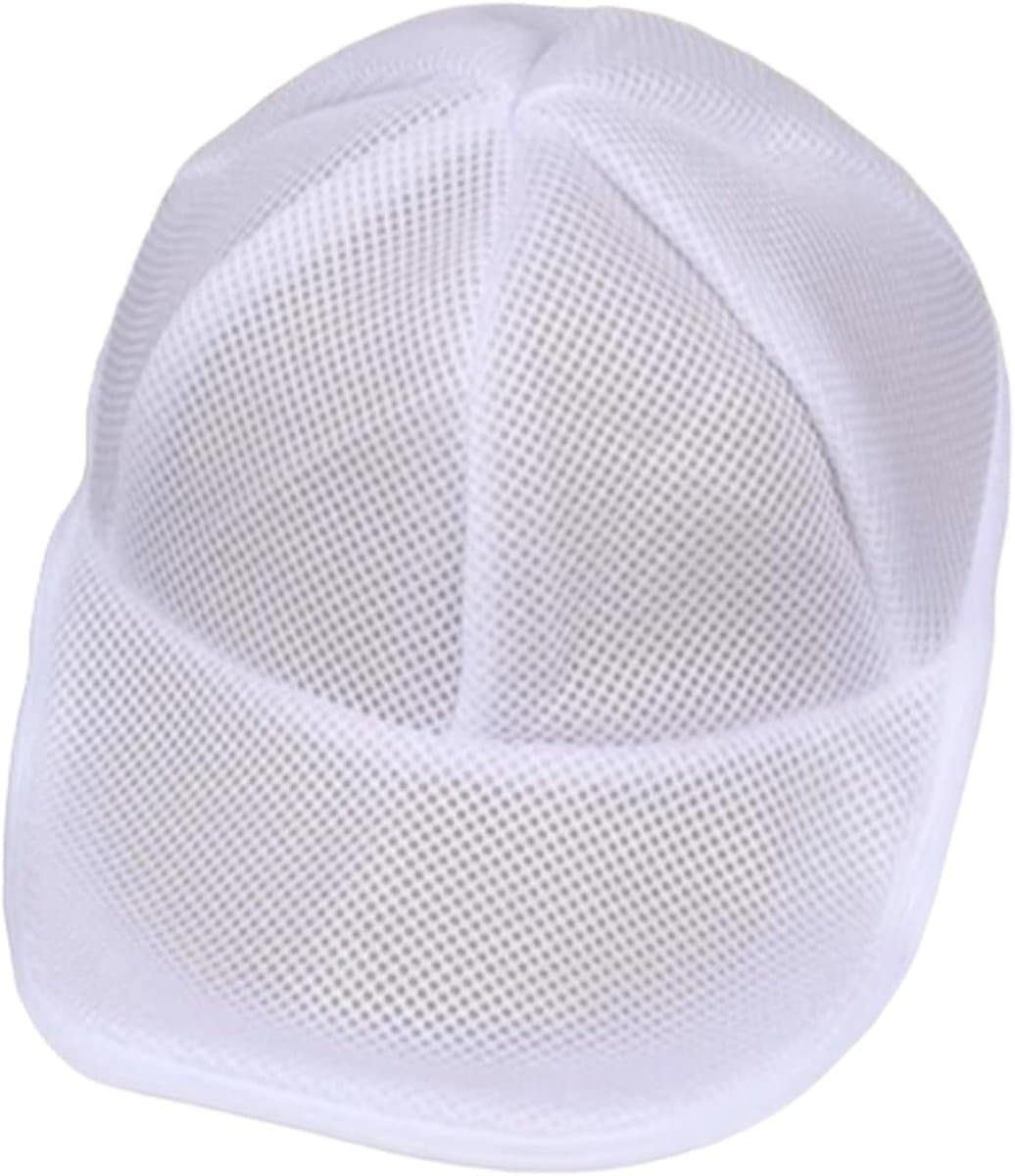 Wasrek voor petten - Hoedenhouder wasmachine - Petten schoonmaken - Beschermt vorm - 35 x 22.5 cm - Wit — afbeelding 1