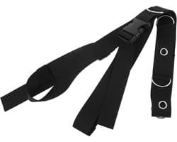Verstelbare Waslijn - Kledingtouw Auto - Ruimte Besparen - Hoge Draagkracht - 118 cm - Zwart