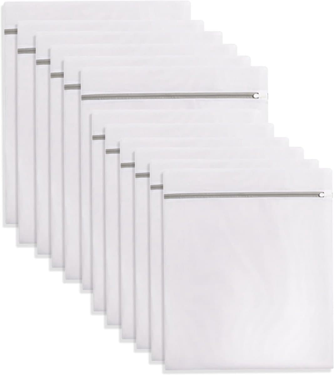 Thijox - Set van 10 Waszakken voor Wasmachine, Robuuste Netstof Wasnetten met Ritssluiting voor Blouses, Beha's, Ondergoed, Kousen, Lingerie en Babykl — afbeelding 1