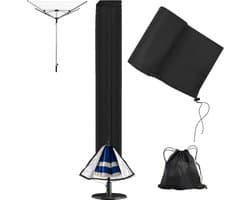 Thijox - Roterende Waslijnhoes 420D Heavy Duty - Waterdichte Afdekking voor Droogrek - UV-Bestendig en Scheurvast - Maat 165 x 16 x 16 cm - Ideaal voo