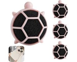 4 stuks-Waspluizenverwijderaar - Pluisballen - Herbruikbaar - Huisdierhaarverwijderaar - Wasaccessoire - Geschikt voor het absorberen van huisdierhaar - Klittenvrij - Roze - 7,7*6,6*4 cm