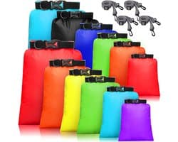 Waterdichte Dry Bag Set 6 Maten Lichtgewicht Zakken en Lange Verstelbare Schouderriem Outdoor Waterdicht Houden Gear Dry Bag Stuff Zakken voor Backpacken, Varen, Wandelen Camping