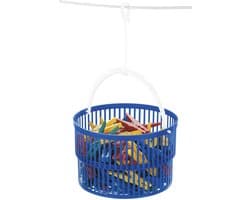 3716010100 wasknijper-mandenset, incl. 30 wasknijpers, polypropyleen, 19 x 9 x 19 cm, blauw