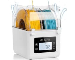 Filament Droger - Droogbox - 3D Printen - Grote Capaciteit - 2 Rollen - Wit