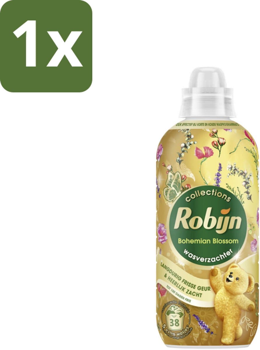 1 x Robijn – Wasverzachter – Bohemian Blossom – 765 ml - Koffiezetapparaat — afbeelding 1