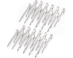 Antislip Metalen Krokodillenklemmen voor Kappers en Styling - 24 Stuks
