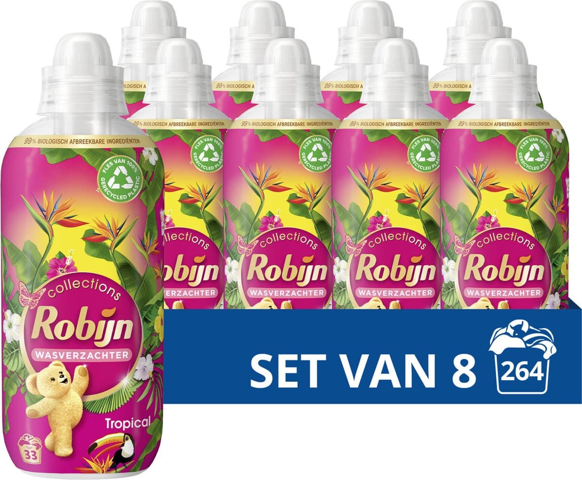 Robijn Collections Wasverzachter - Tropical - 8 x 33 wasbeurten — afbeelding 1