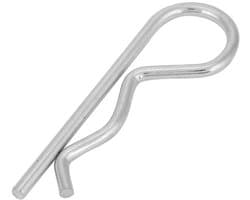 Dailygoods- Goupille B-Type 10 Stuks - Gegalvaniseerd Ijzer - Duurzaam - Haarspeld - Industrieel Gebruik - Afmetingen 3*60mm - Splitpen