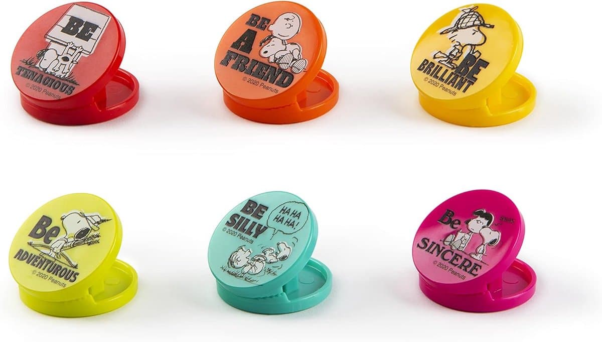 Zaksluitingen - Vershoudklemmen Keukenclips - Voedsel Vers Houden - Peanuts Decoratie - 6 stuks - Assorti — afbeelding 1