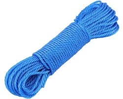 Kledinglijn Touw - Kampeerkoord Breikous - Buiten Droge Kleding - Duurzaam Nylon Materiaal - 20 Meter Lengte - Felle Kleur