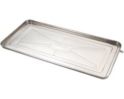 Lekbak voor Draagbare Airconditioner, Lekbak voor Airco Met Afvoer, Gegalvaniseerd Staal Airconditioneraccessoires voor Raamairco's en Mini-split-units(93x45x3cm/36.6x17.7x1.2in)