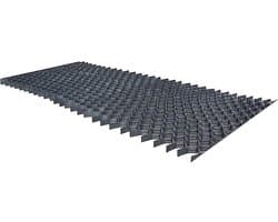 Grondstabilisatie Grid - Wegversteviging Grondanker - Oprit Aanleggen - Hoge Draagkracht - 2x6m - Zwart