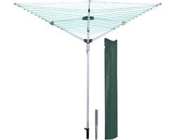 Draadloze Waslijn - Buiten Droogrek - Kleding Drogen - 40 Meter Droogruimte - 190cm Hoog - Grijs — afbeelding 1