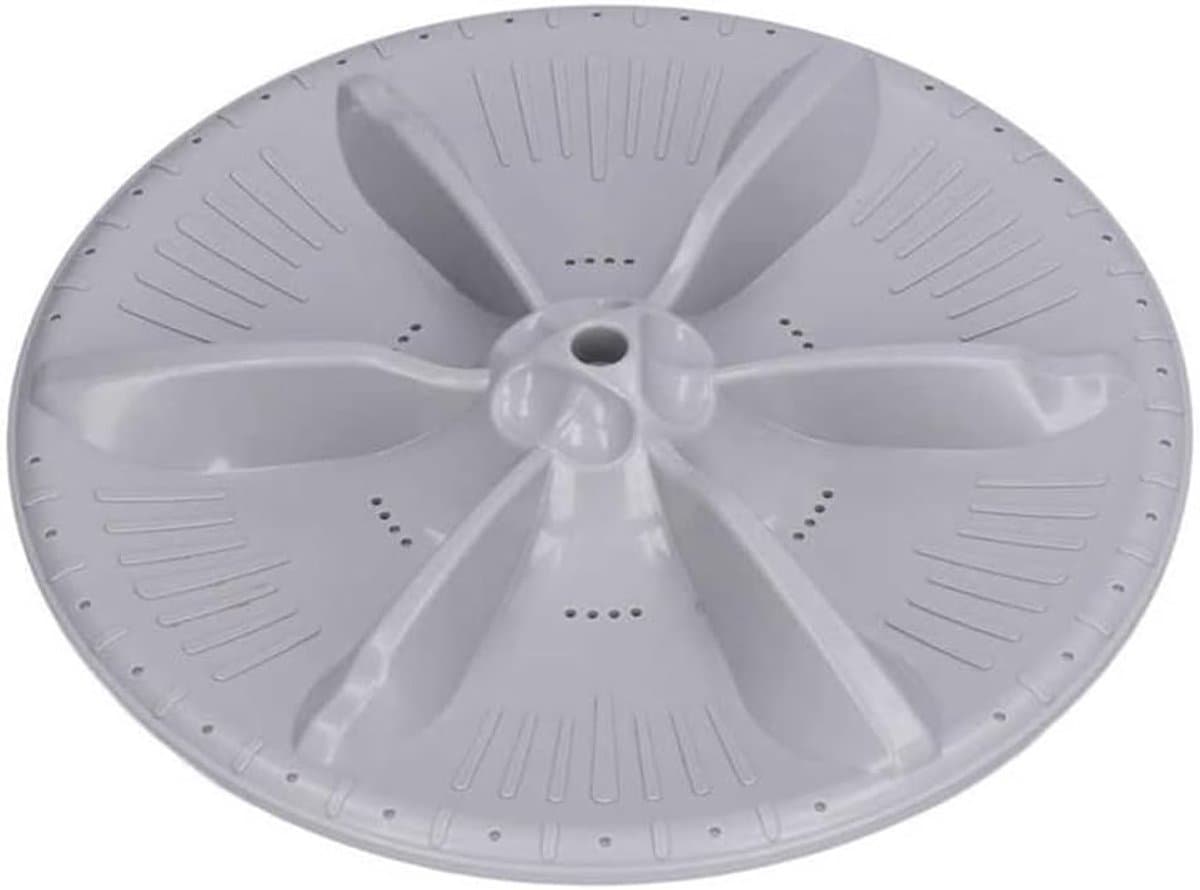 Wasmachine Wasplaat - Impeller Vervanging - Thuis Wassen - Universele Pasvorm - 375 cm Diameter - Wit — afbeelding 1