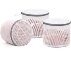 3-pack duurzame honingraat waszakken voor delicate stoffen, ondergoed, 7 x 7 x 6 inch — afbeelding 1