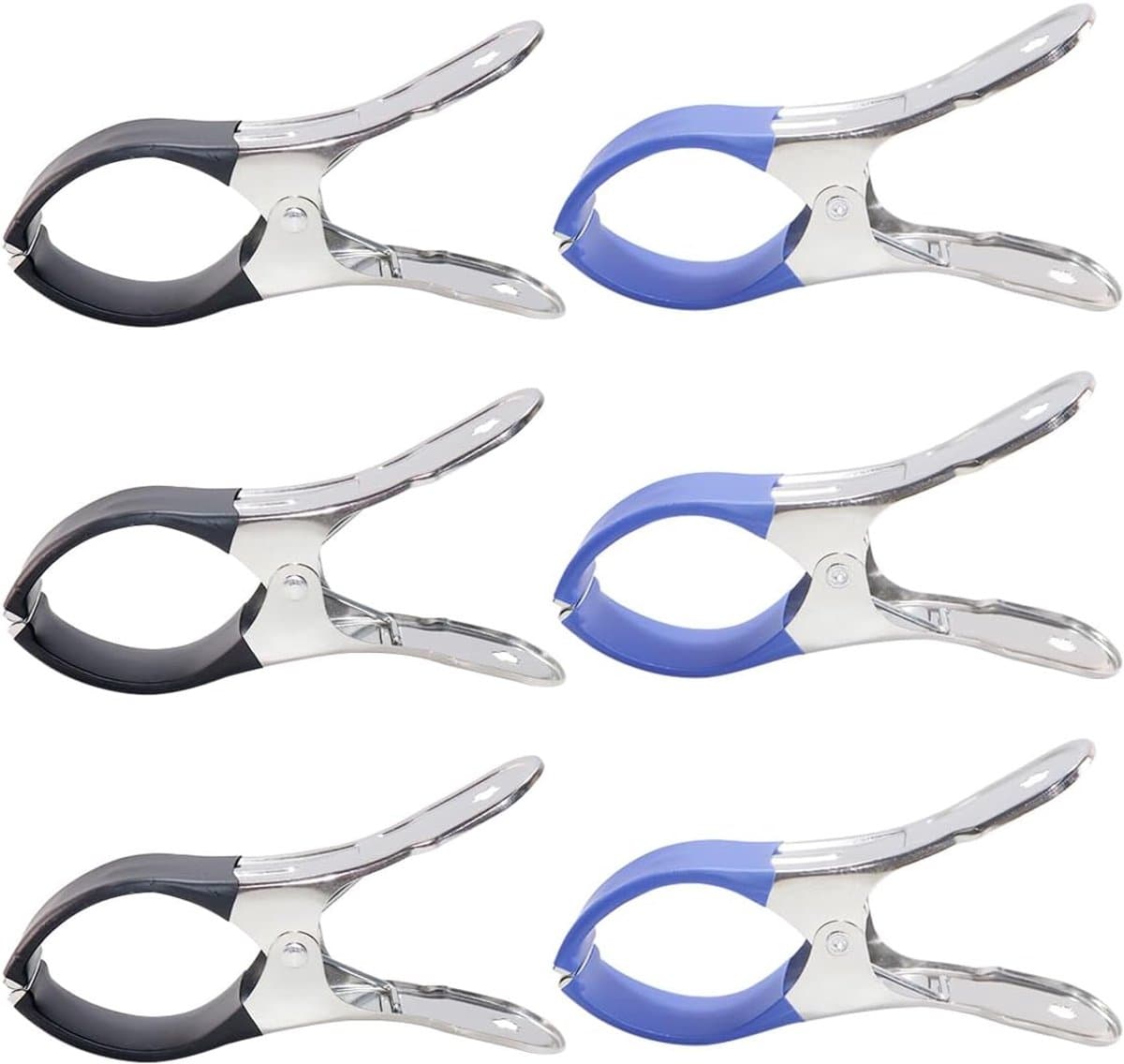 6 stuks grote roestvrijstalen clips, 12 cm zware kleding Pegs voor dekbedden, handdoeken en wasgoed — afbeelding 1