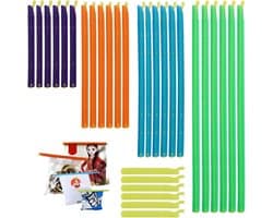 Sluitklemmen voor zakjes - Herbruikbare clips - Levensmiddelen bewaren - Lucht- en waterdicht - 5 maten - Meerkleurig