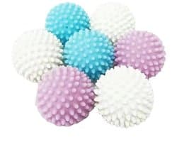 carmdering - Wasballen - Vlekverwijderende en anti-klit wonderballen -Set van 9 pluisballen - Voor in de wasmachine - Gebruikt om kleding te verzachten, kreukels te verminderen en statische elektriciteit tegen te gaan