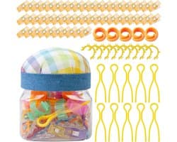 Naaiclips Set - Stofklemmen - Stoffen Vasthouden - Antislip Grip - 76 Delig - Multicolor