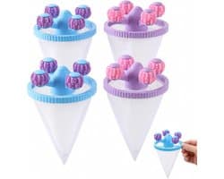Pluisvanger wasmachine 4 stuks - roterende roller - effectief dierenhaar verwijderen - voor schone was - ShopVlot
