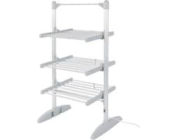 Elektrisch droogtoren - droogrek - opvouwbaar - 620x460x1120mm zilver
