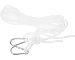 Kledinglijn - Drooglijn Hanger - Kleding Drogen - Winddicht Slipvast - 5 Meter - Wit