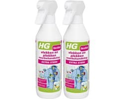 HG vlek & plekken textiel spray extra sterk - 2 Stuks !
