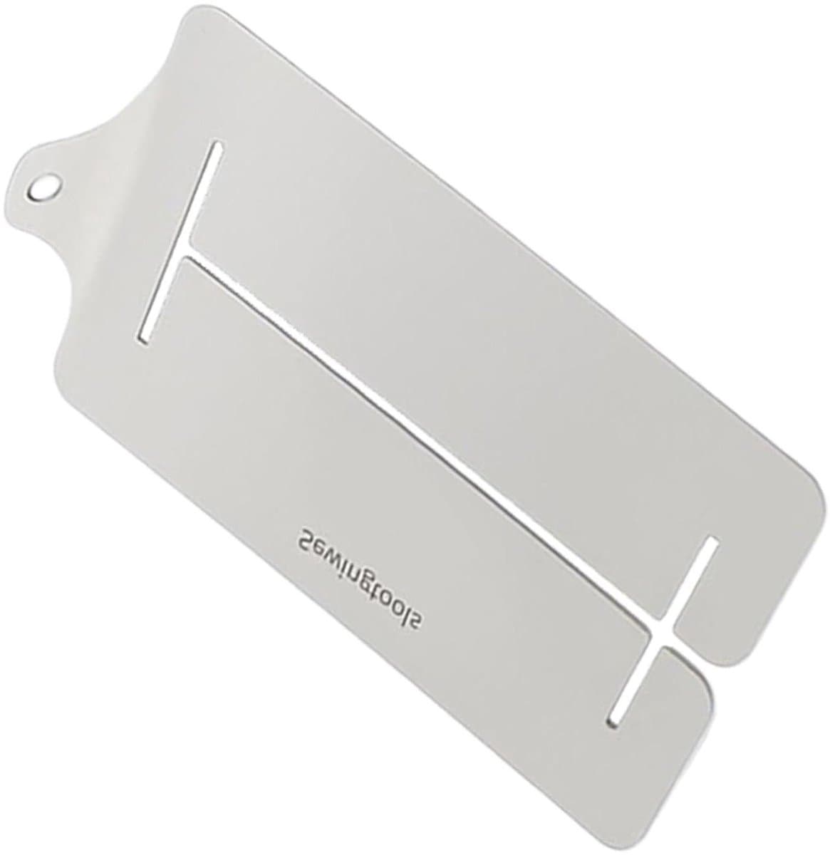 Metalen Naaiclips - Stof Klemmen - Precisie Quilten - Naadgeleider Twee Niveaus - 10 x 6 cm - Zilverkleurig — afbeelding 1